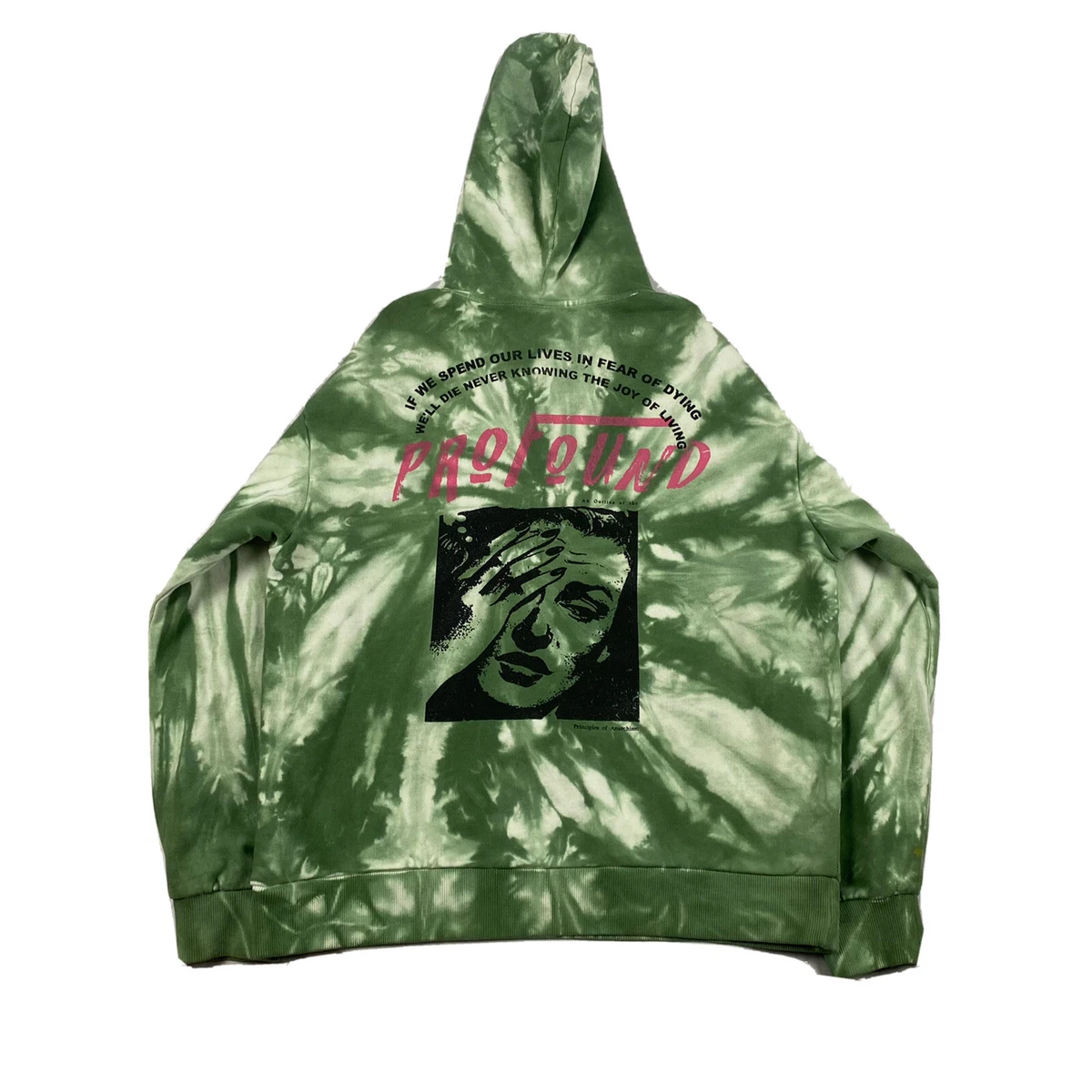 Aesthetic tie dye hoodie hot sale