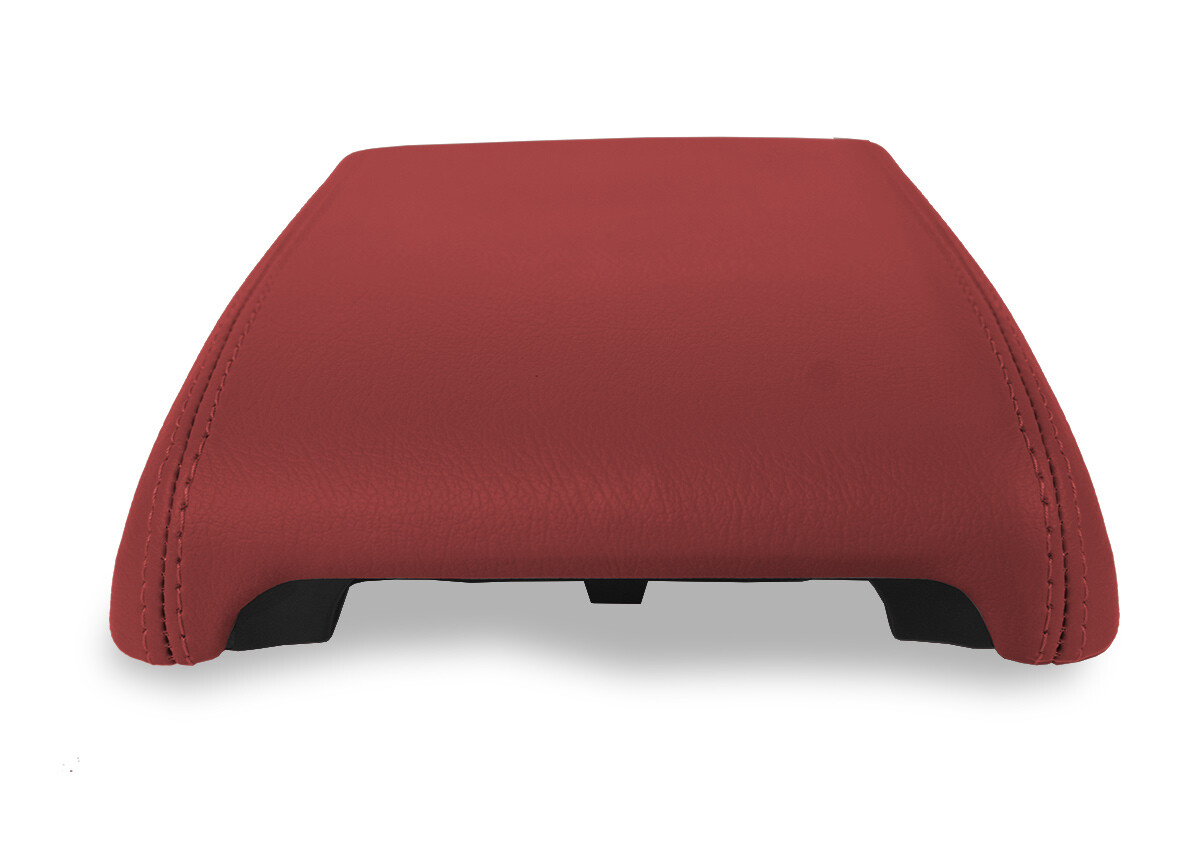 Land Rover Discovery Sport Armrest Lid Console Cover Vinyl Red for 15