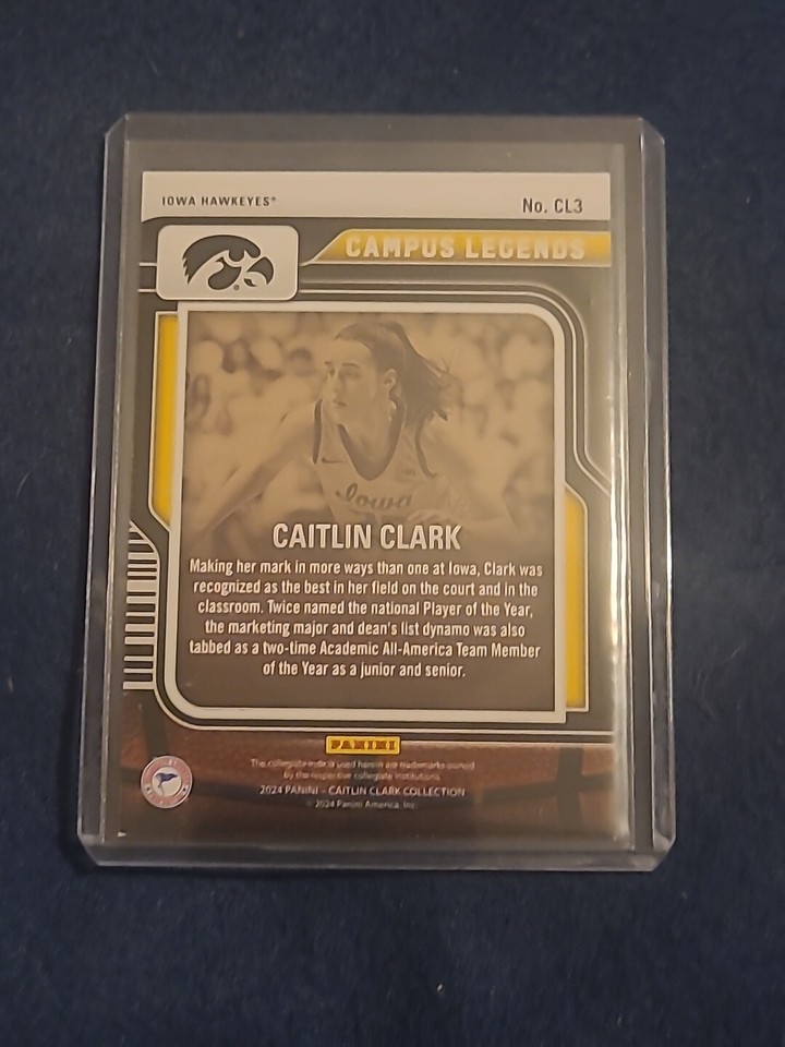 2024 Caitlin Clark Collection CL3 Campus Legends Red Foil Indiana