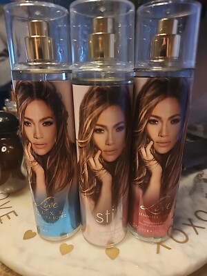 Jennifer Lopez Lot of 3 Fragrance Mist: Live Luxe, Live & Still