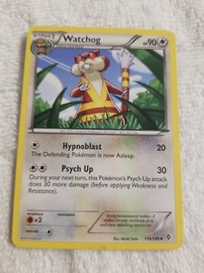 WATCHOG  119/149 B&W Boundaries Crossed Pokemon Card.