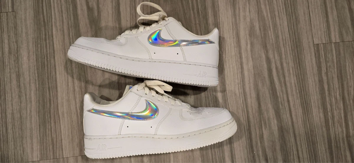 靴 Nike WMNS AIR FORCE 1 LOW GlitterSwoosh Nike Air Force 1 Low Glitter Swoosh - Celery W | eBay