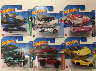 HOT WHEELS  6 Stück in OVP / NEU / Sammler Spiel Auto von Mattel Mazda/ Nissan
