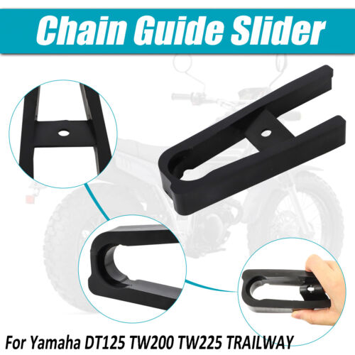 Swingarm Chain Guide Slider Guard Cover For Yamaha DT125 TW225 TW200 TRAILWAY - Foto 1 di 8