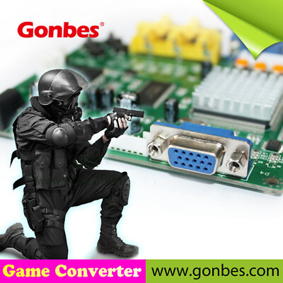 Gonbes GBS-8200 CGA (15kHz)/EGA (25kHz)/YUV/RGBS To 1 X VGA HD Video Converter E - Foto 10