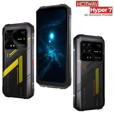 HOTWAV Hyper 7 5G Robust Smartphone 6,6'' Android 14 20GB+256GB 10800mAh 33W NFC