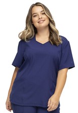 Navy HeartSoul Scrubs Break On Through V Neck Top HS797 NAYH