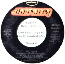 Kool & the Gang Victory VG+/EX R&B Dance Pop 45 7" Vinyl Plays Well -Coupons!
