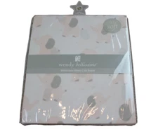 Wendy Bellissimo Wildflower Elephant Fitted Crib Sheet Nursery Bedding Baby NEW