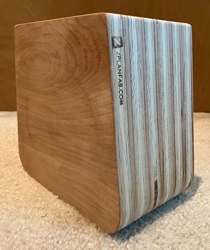 Z-Plan Fabrication The LAST STAND for Apple Displays – Handmade Wood 4 ⅜" Riser - Picture 6 of 13