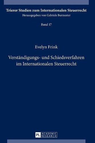 Thumbnail - Evelyn Frink Verstaendigungs- Und Schiedsverfahren Intern (gebundene