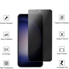 Anti-Spy Tempered Glass Privacy Screen Protector for Samsung Galaxy S23 FE 5G