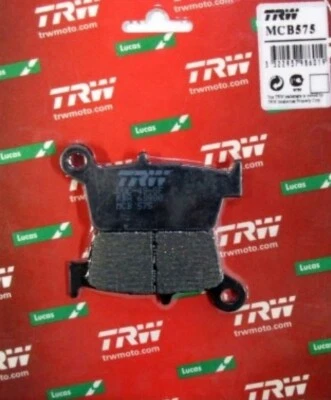 Plaquettes de frein arrière MCB575 TRW KAWASAKI KX 125 250 500 KLX 250 300 65... - Photo 1/3