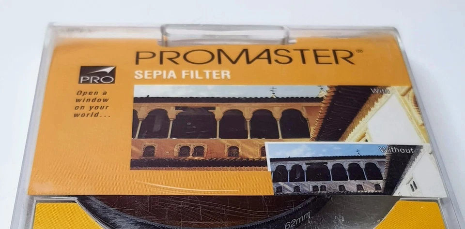 Pro 62mm Special Effect Sepia Lens Filter Old Tyme For Film Digital Black White - Image 2 of 4