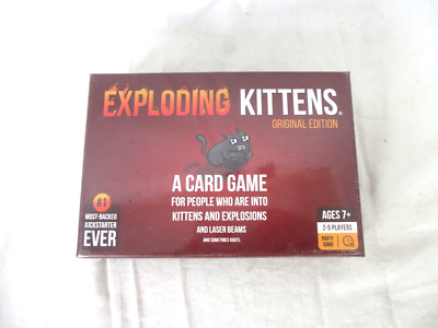 NIB! - ''Exploding Kittens'' - Card Game - Original Edition - Factory Sealed