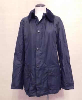 $399 Barbour for JCrew Sylkoil Ashby Jacket M Navy Blue waxed cotton a0999 SWAG