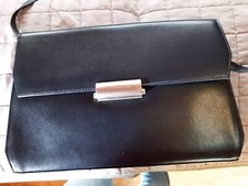 Borsa Mandarina Duck In Pelle Blu Tracolla Removibile