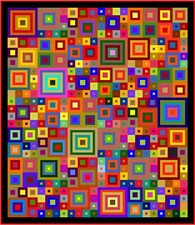 DELIRIUM - 90" x 78" - Quilt-Addicts Precut Quilt Kit King Single