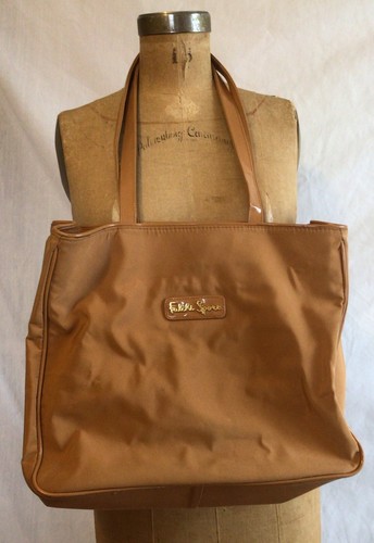 Vintage 80’s-90’s Carlos Falchi Women’s Nylon-Patent Shoulder Tote Bag VGC - Picture 2 of 8
