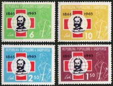 Albania 1963 Mint no gum 4v, Red Cross, Henri Dunant, Globe, Nurse