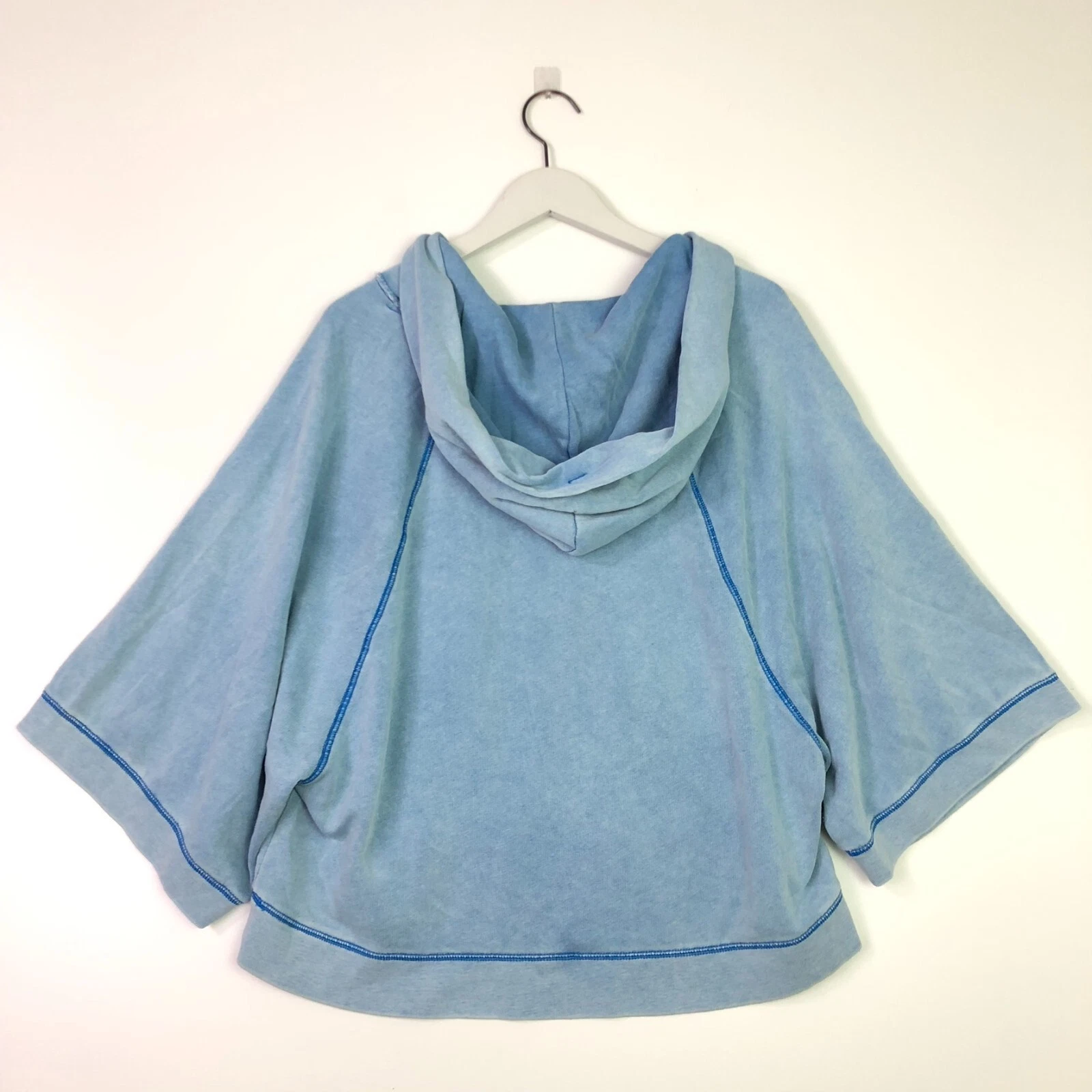 UNDERCOVER felpa kimono oversize love rosa victorias secret blu taglia media