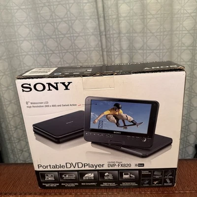 Sony Portable DVD Player – DVP-FX820 (Black) — BRAND NEW - Image 1 of 3