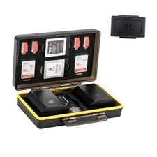 Camera Battery Memory Card Case, SD For 2 Camera Battery  8 SD TF XQD Card