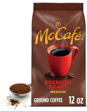 McCafe Premium Roast, Medium Roast Ground Coffee, 12 oz Bag