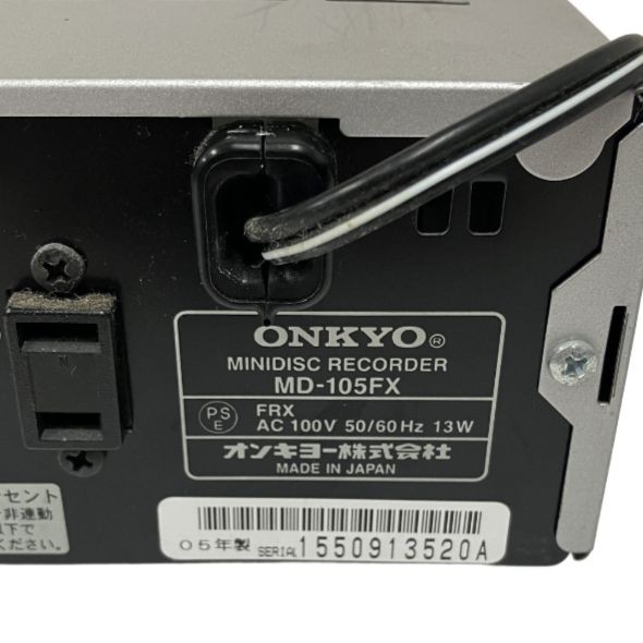 Buy ONKYO HI-MD AUDIO MINIDISC RECORDER MD-105FX MD Deck (Shipped