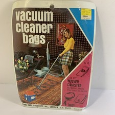 Vintage Vacuum Bags  Hoover Canister Constellation Slimline S-15 - 4 Bags Sealed