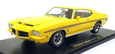 KK SCALE,PONTIAC LeMans GTO 1972 Yellow, 1/18, KKS181354