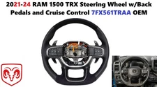 2021-24 RAM 1500 TRX Steering Wheel w/Back Pedals and Cruise Control 7FX561TRAA