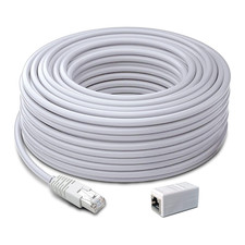Swann Network NVR Extension Cable 100ft/30m - White - SWNHD-30MCAT5E-GL