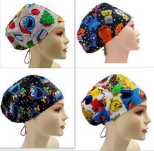 Tv cartoon 2 Handmade Scrub Cap Doctor Theatre Nurse Hospital