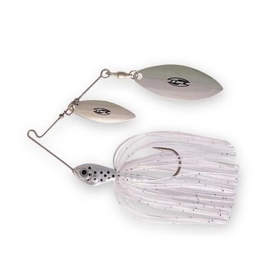 Imakatsu Spinnerbait Zinx Mini Super Blade TG 1/4oz #ZX-078 Ghost White S/S