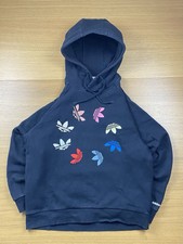 adidas Originals bold shattered trefoil hoodie M black