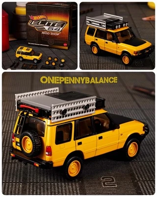 Hot Wheels Elite 64 Mod Shop '94 Land Rover Discovery BRAND NEW FREE POSTAGE