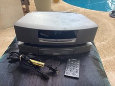 Bose Wave Music System AWRCC1 Silver w/ 3-Disc cd with cord and remote