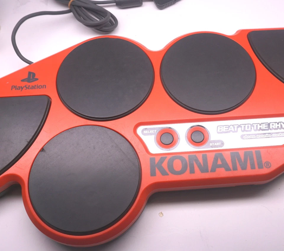 Konami Drum Mania Controller for Sony Playstation 1 PS1 Wired Tested Gamepad - Image 2 of 4