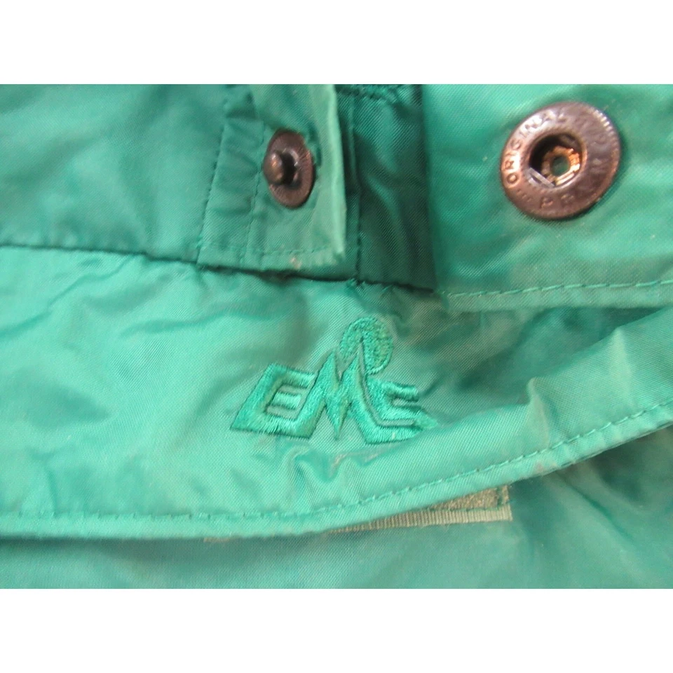 Eastern Mountain Sports EMS Half Zip Jacket Vtg 90s City Vancouver Green Mens S - Image 3 of 4