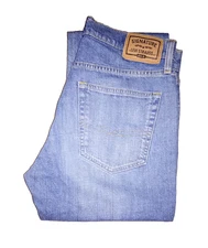 Signature by Levi's Strauss &Co Gold Label Paint Customised Blue Jeans - W32/L32