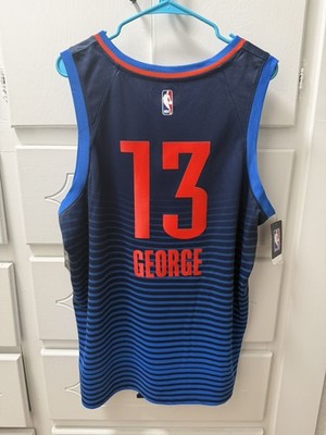 Nike PAUL GEORGE Oklahoma City OKC Thunder LOVE'S Swingman Jersey