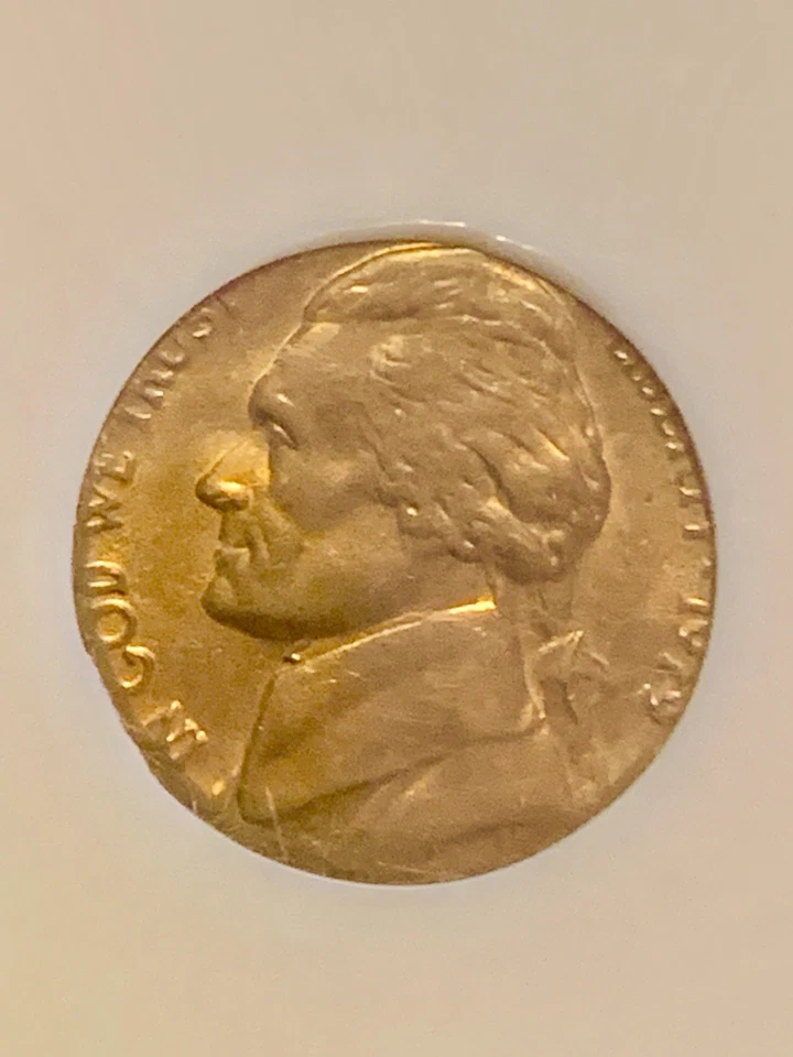 1979 Mint Error Jefferson Nickel Struck On 1 Cent Planchet (Rare)!!! - Image 3 of 4