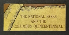 1980s/1990s National Parks Columbus Quincentennial Vintage Travel Brochure