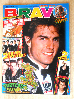 Bravo 33/1989 Komplett - Matthias Reim, Adamski, Extrabreit, Alice Cooper - TOP