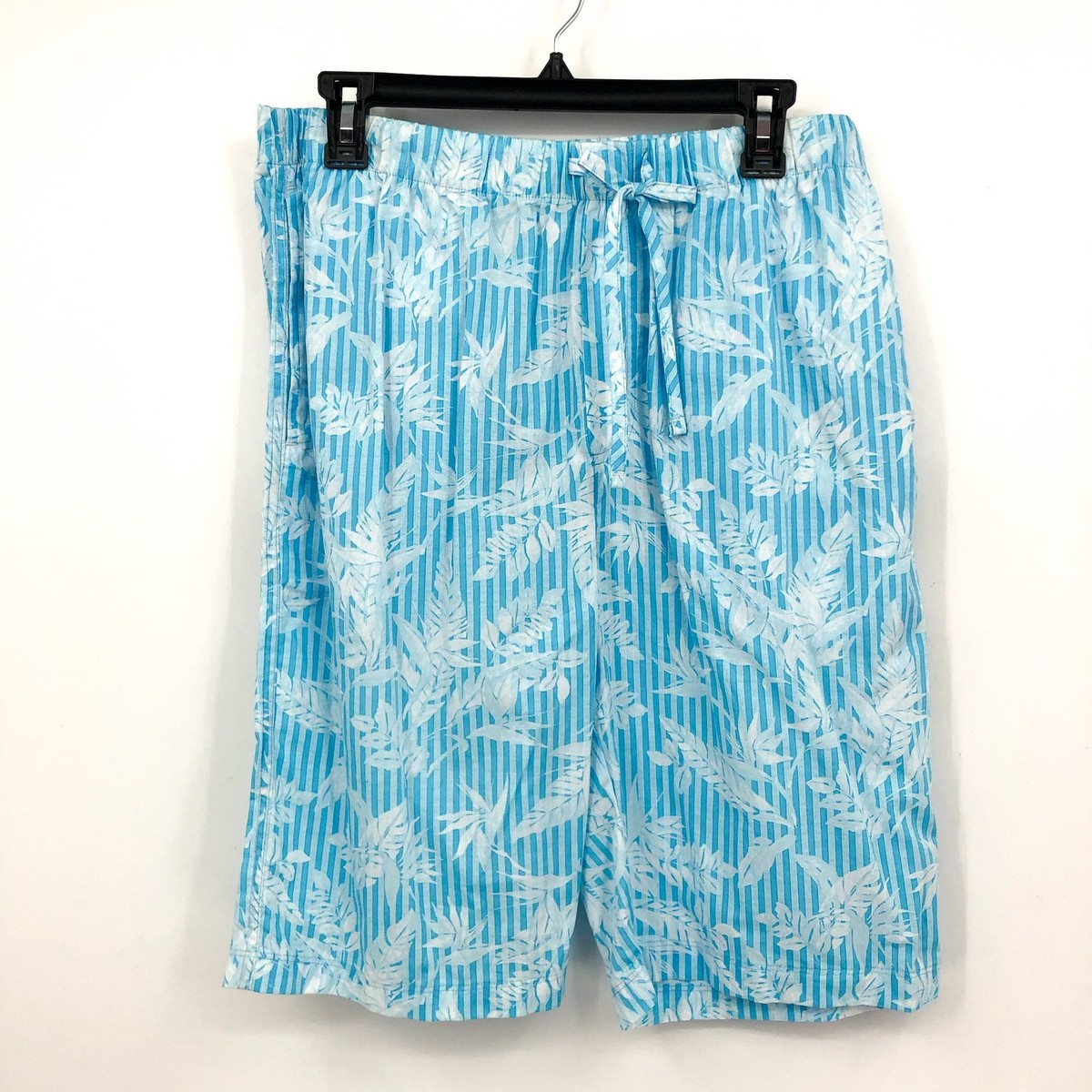 TOMMY BAHAMA Men's Woven Tropical Print Pajama Shorts Small Blue Aqua Chalk  NWT | eBay