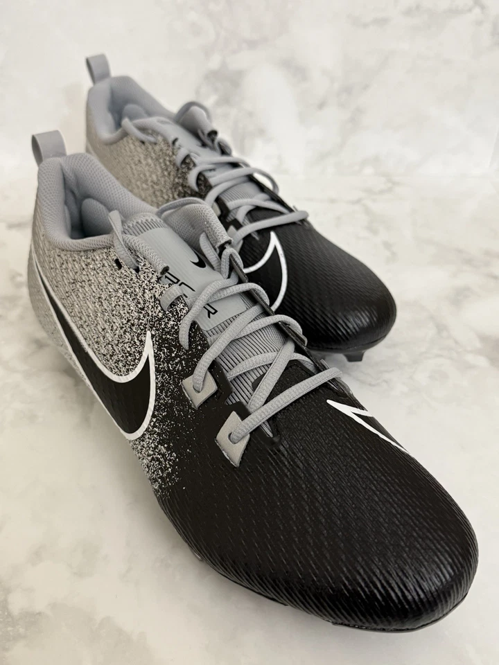 Nike Vapor Edge Speed 360 2 Football Cleats Silver Black DA5455-003 Men’s Sz 13 - Image 2 of 4