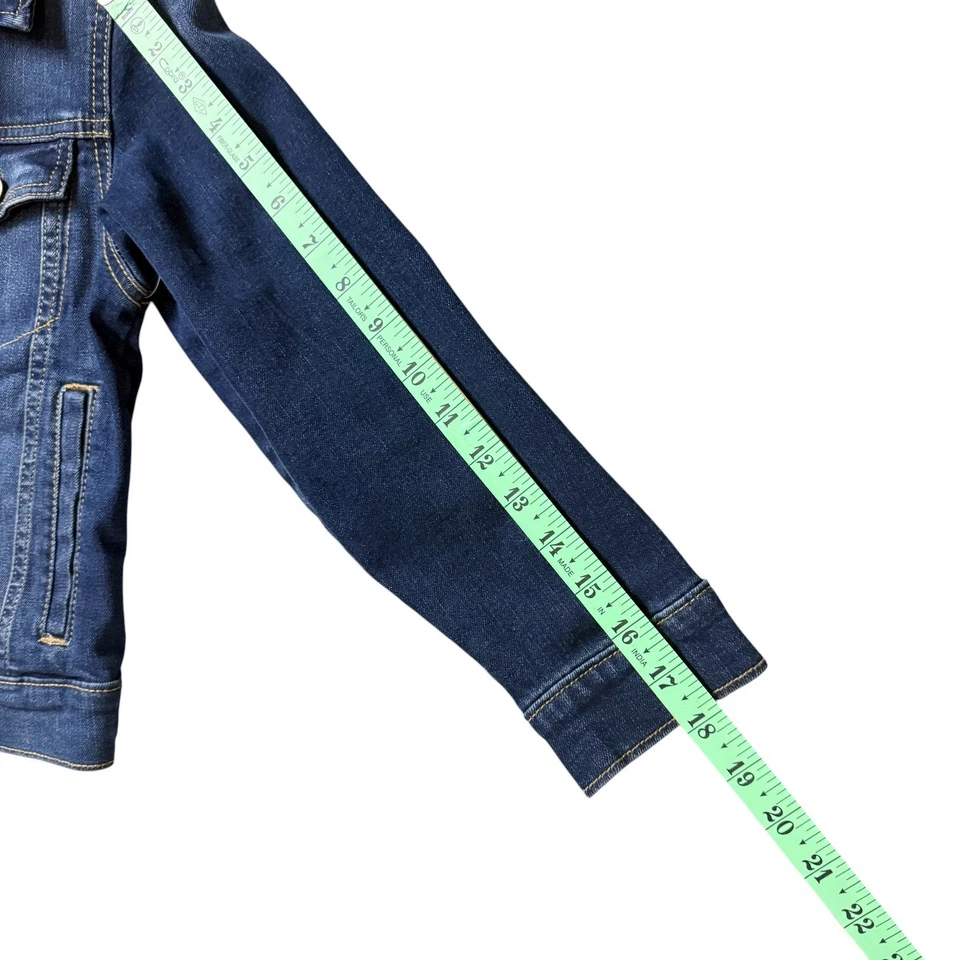 Chaqueta Jean Juvenil Unisex Azul Denim Gris Capucha ANTIGUA AZUL MARINO TALLA/8 M Foto 2 de 4