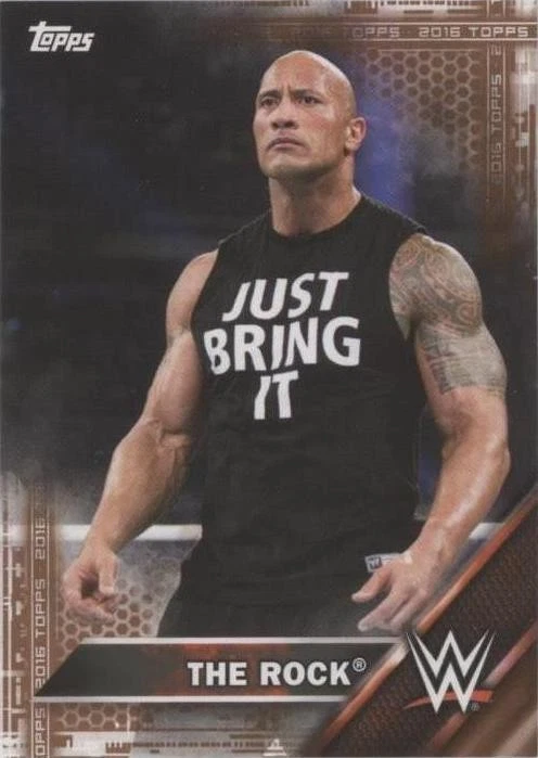 2025 Topps Chrome WWE - The Rock #CLA-RK for sale | eBay