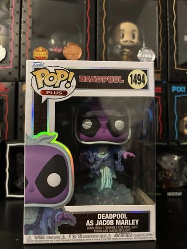 Funko Pop! Plus Deadpool as Jacob Marley Marvel Bobblehead Vinyl Figure #1494